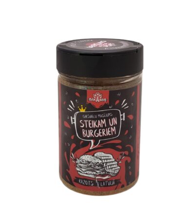 GARŠVIELU MAISĪJUMS STEIKAM UN BURGERIEM