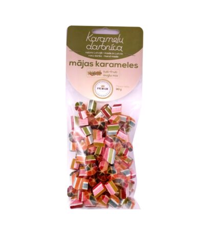 MĀJAS KARAMELES TUTI - FRUTI AUGĻU MIX