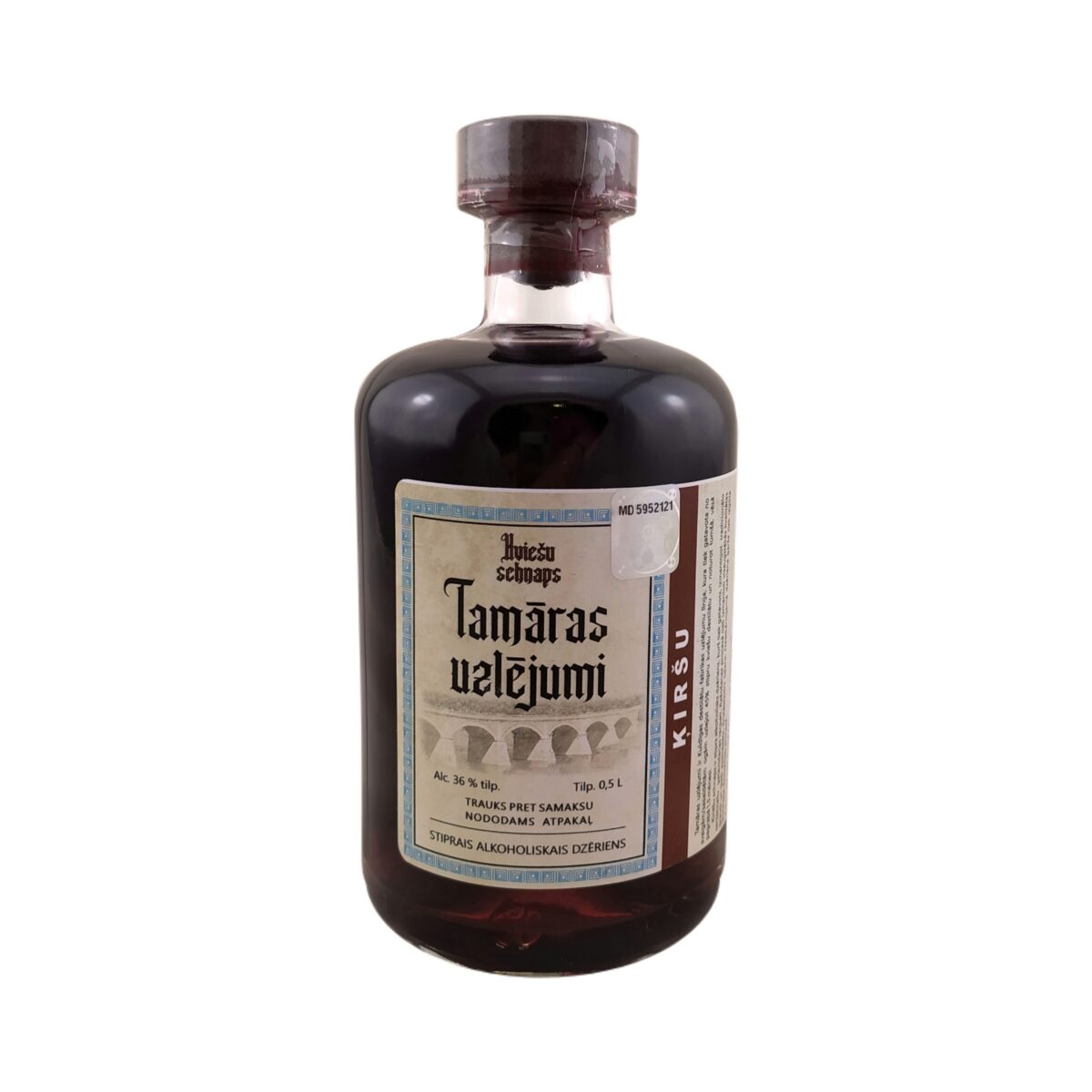 KVIEŠU SCHNAPS "TAMĀRAS UZLĒJUMI" - ĶIRŠU, 0,5L