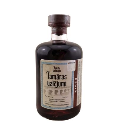 KVIEŠU SCHNAPS "TAMĀRAS UZLĒJUMI" - ĶIRŠU, 0,5L