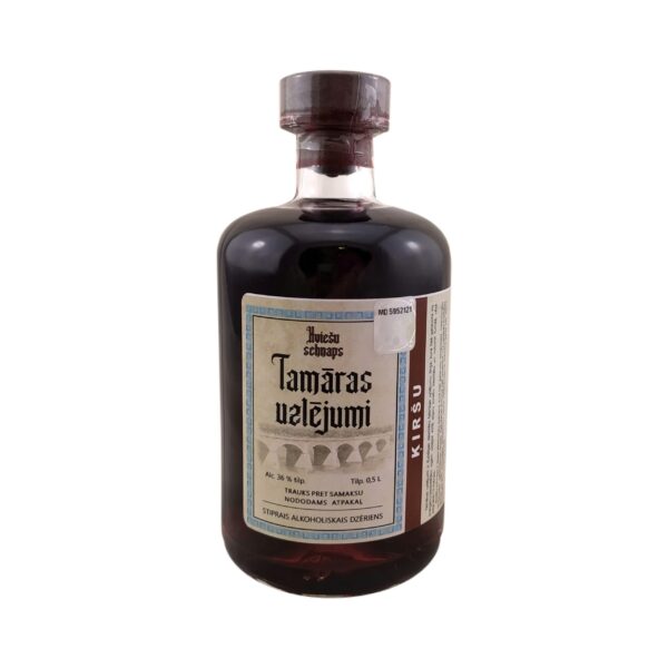 KVIEŠU SCHNAPS "TAMĀRAS UZLĒJUMI" - ĶIRŠU, 0,5L