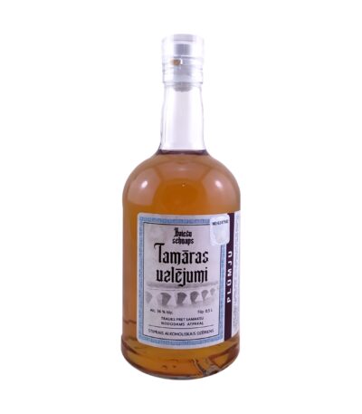 KVIEŠU SCHNAPS "TAMĀRAS UZLĒJUMI" - PLŪMJU, 0,5L