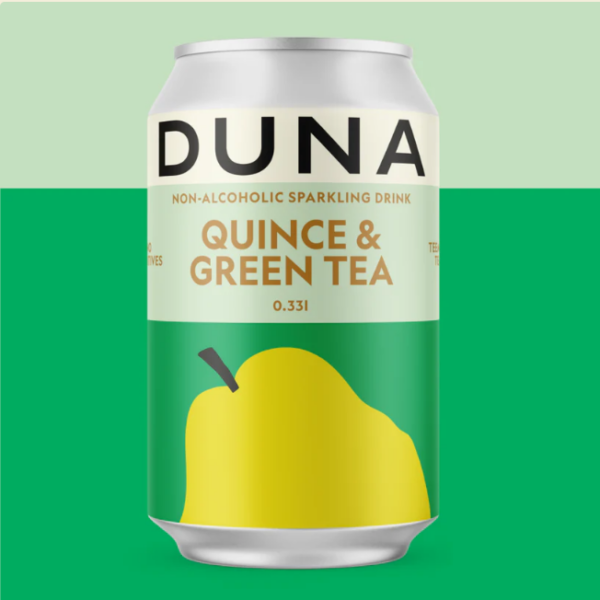 DUNA limonāde "Cidonija & Zaļā tēja", 0,33l