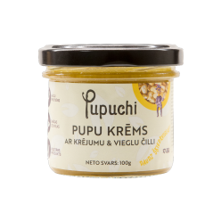 PUPUCHI PUPU KRĒMS AR KRĒJUMU UN VIEGLU ČILLI, 100G