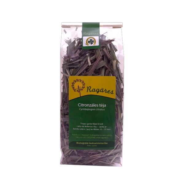 RAGĀRES CITRONZĀLES TĒJA, 60G