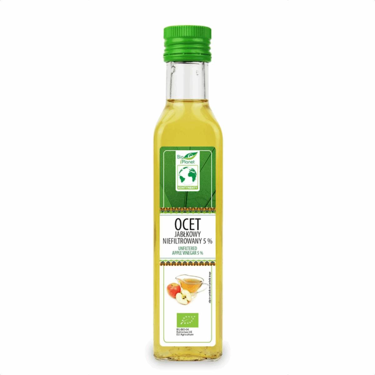 ĀBOLU ETIĶIS 5% NEFILTRĒTS BIO, 250ML