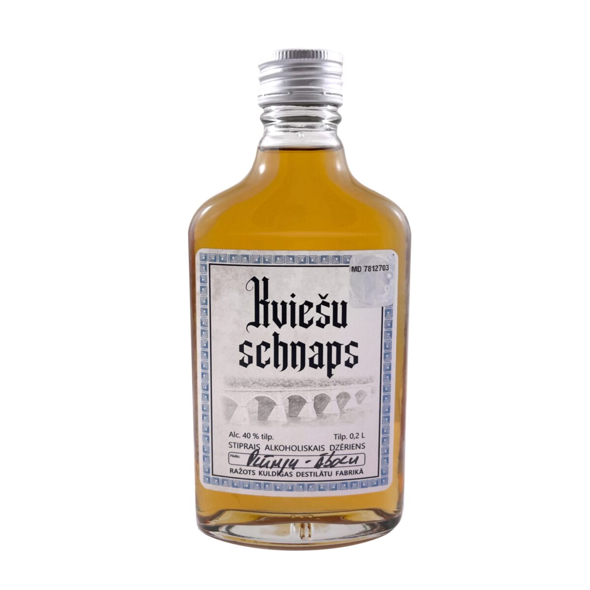 KVIEŠU SCHNAPS PLŪMJU - ĀBOLU, 0.2L