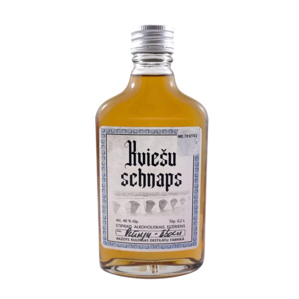 KVIEŠU SCHNAPS PLŪMJU - ĀBOLU, 0.2L