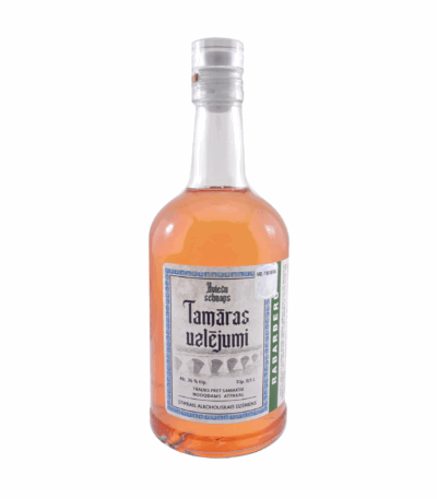 KVIEŠU SCHNAPS "TAMĀRAS UZLĒJUMI" - RABARBERU, 0,5L