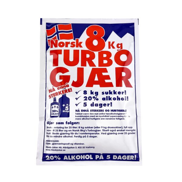NORVĒĢU TURBO RAUGS 8KG