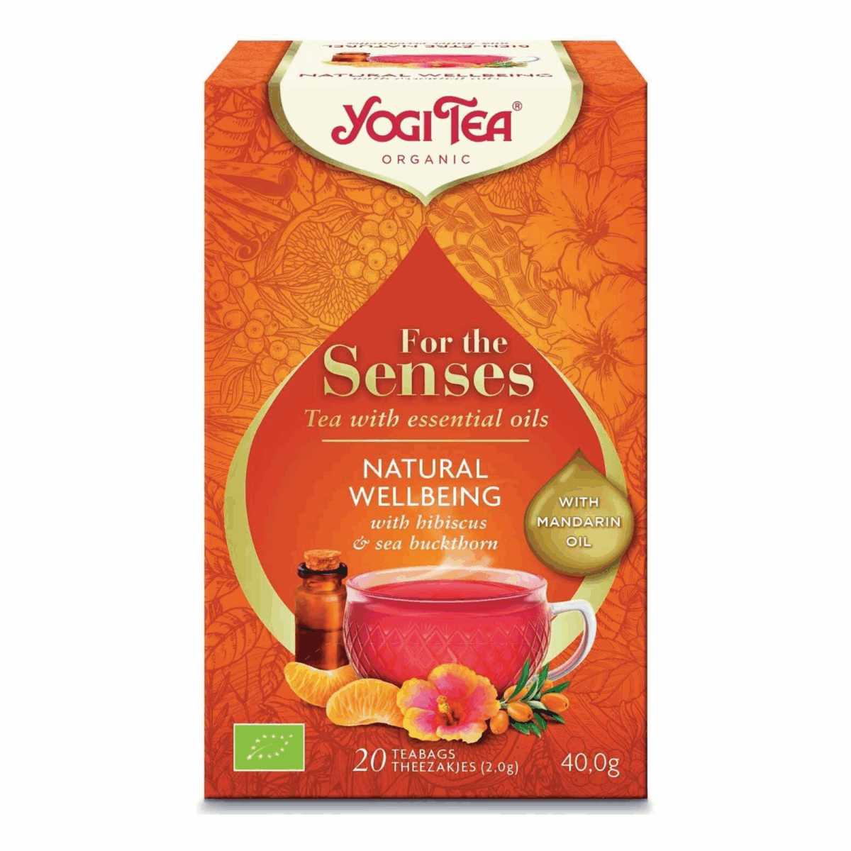 YOGI NATURAL WELLBEING TĒJA, 20X2,0G