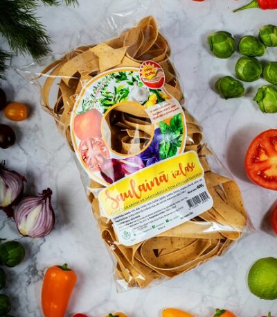 PLATIE MAKARONI AR MOZARELLA TOMATO GARŠAUGIEM, 400G