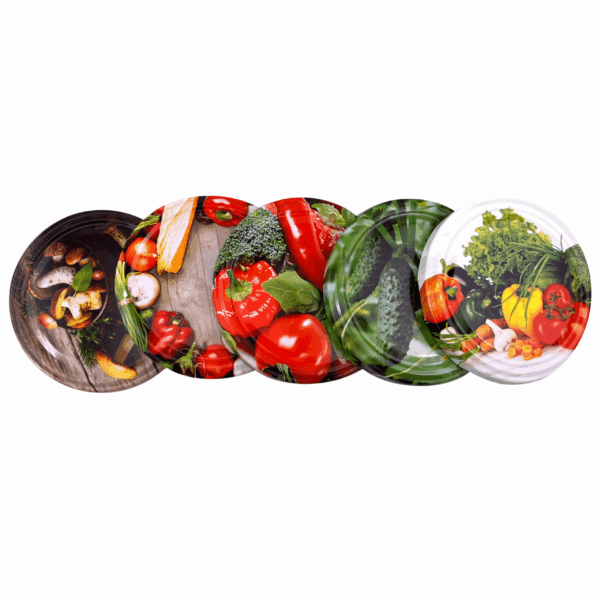 METĀLA VĀCIŅI BURKĀM, 82MM, DĀRZEŅU DIZAINS