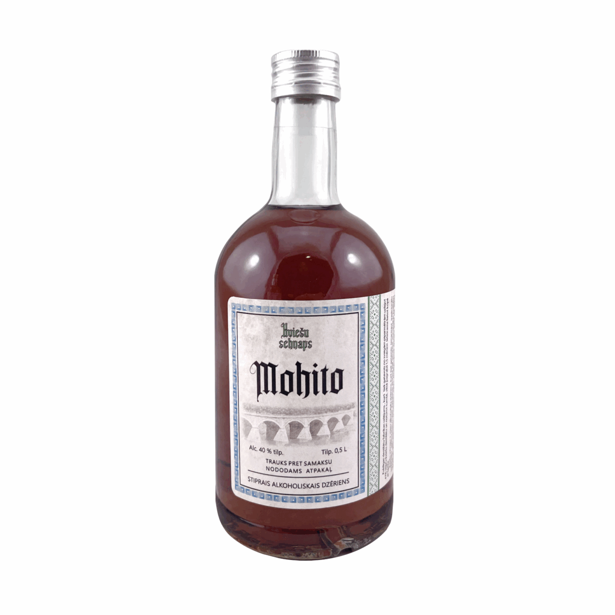 KVIEŠU SCHNAPS MOHITO, 0.5L