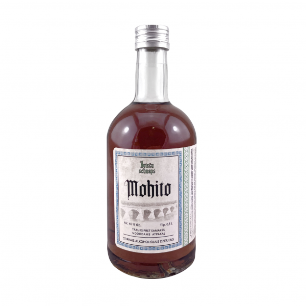 KVIEŠU SCHNAPS MOHITO, 0.5L