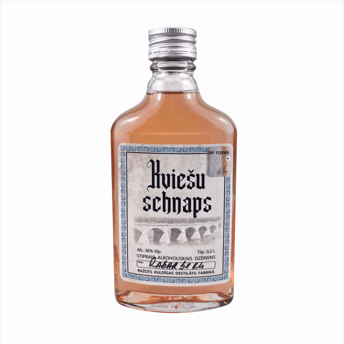 KVIEŠU SCHNAPS "TAMĀRAS UZLĒJUMI" - RABARBERU, 0,2L