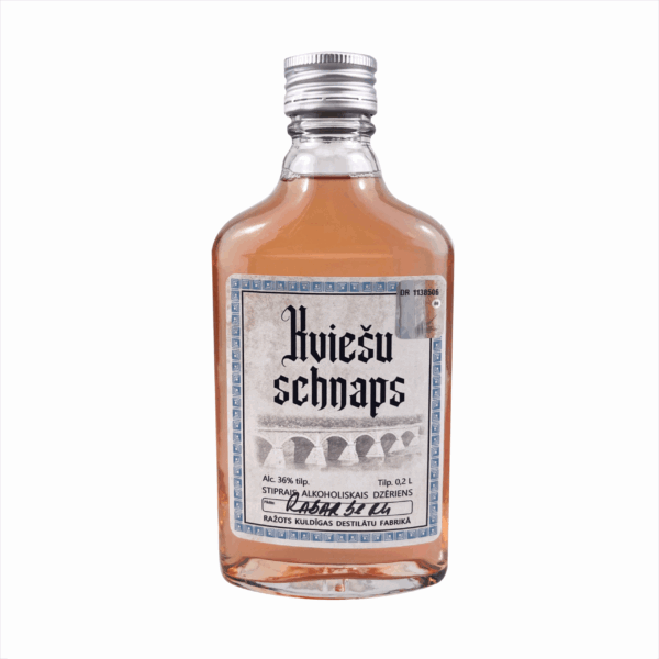 KVIEŠU SCHNAPS "TAMĀRAS UZLĒJUMI" - RABARBERU, 0,2L