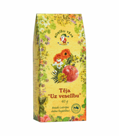 RŪĶĪŠU TĒJA "UZ VESELĪBU", 40G