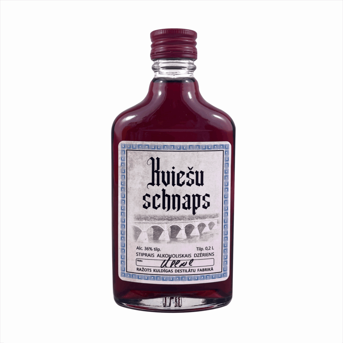 KVIEŠU SCHNAPS - UPEŅU, 0.2L