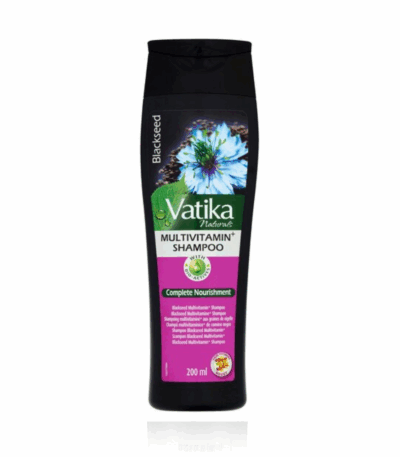 VATIKA ŠAMPŪNS AR MELNO ĶIMENI, 200 ML