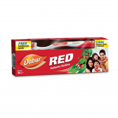 ZOBU PASTA DABUR RED + ZOBU BIRSTE, 200G