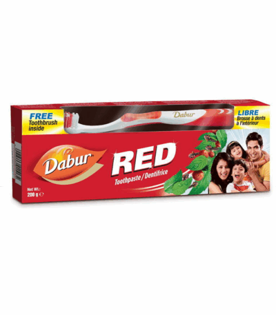 ZOBU PASTA DABUR RED + ZOBU BIRSTE, 200G