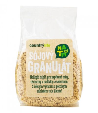 TEKSTURĒTAS SOJAS GRANULAS COUNTRYLIFE, 100G