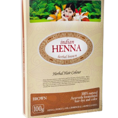 AUGU IZCELSMES MATU KRASA INDIAN HENNA BRUNA 100G