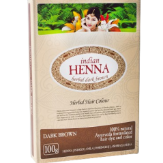 AUGU IZCELSMES MATU KRASA INDIAN HENNA TUMSI BRUNA 100G