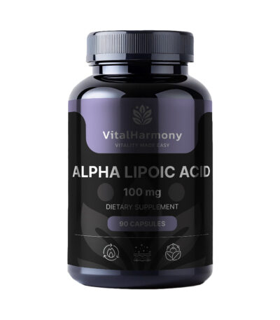 VITALHARMONY ALFA LIPOĪNSKĀBE 90 KAPSULAS