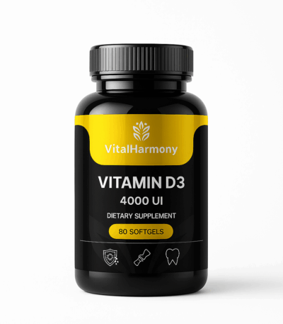 D3 VITAMĪNS 4000, VITALHARMONY