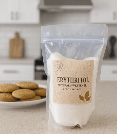 CUKURA AIZSTĀJĒJS ERITRITOLS, 1KG