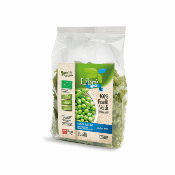 Zaļo zirņu spirāles makaroni BIO 250g