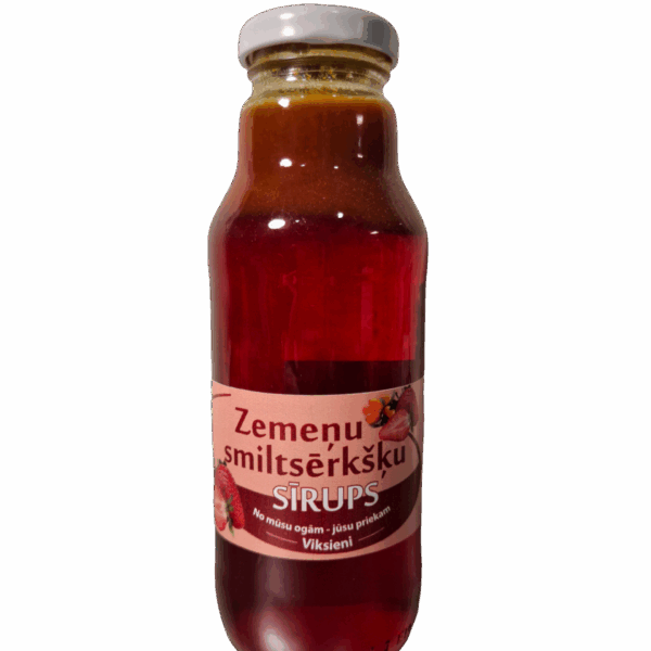 Zemeņu smiltsērkšķu sīrups, 330ml