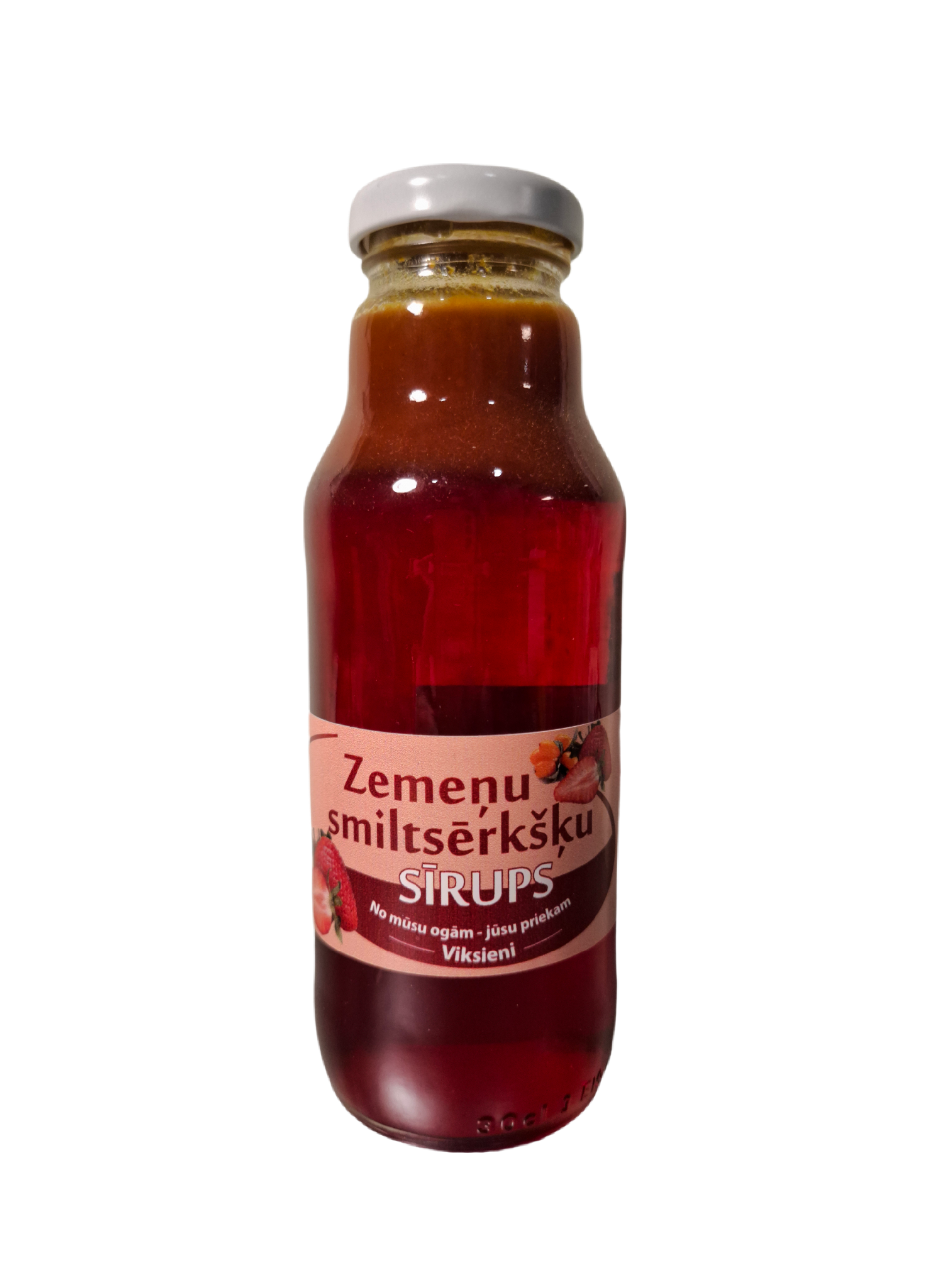 zemenu-smiltserksku-sirups-330ml Zemeņu smiltsērkšķu sīrups, 330ml - Image 1