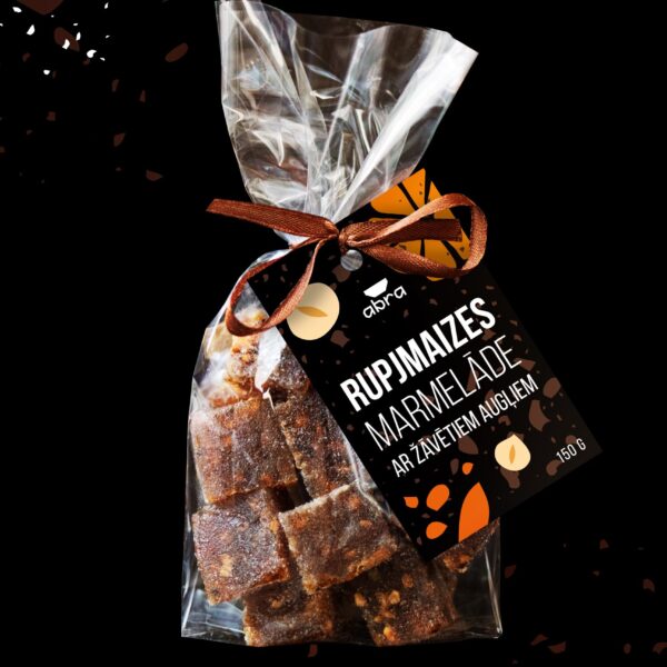 Rupjmaizes marmelāde ar žāvētiem augļiem, 150 g