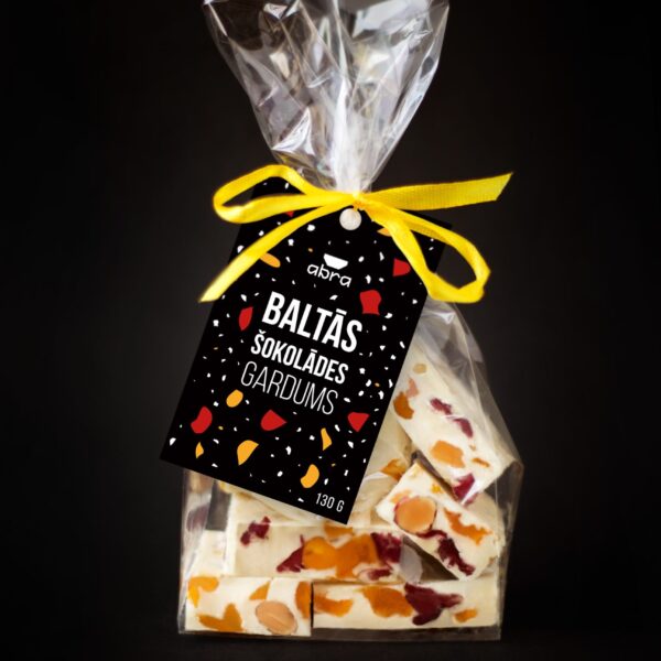 Baltās šokolādes gardums 130g