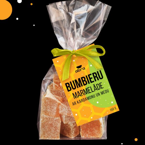 Bumbieru marmelāde ar kardamonu un medu, 150 g