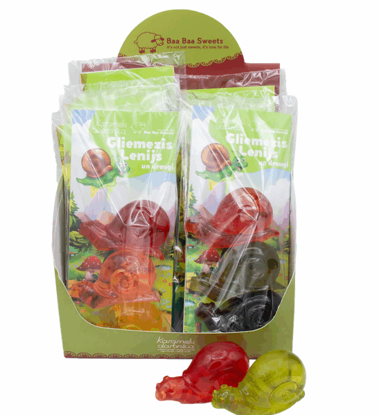 Želejas konfekte- Gliemezis Lenijs