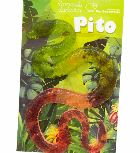 Želejas konfekte čūska- PITO