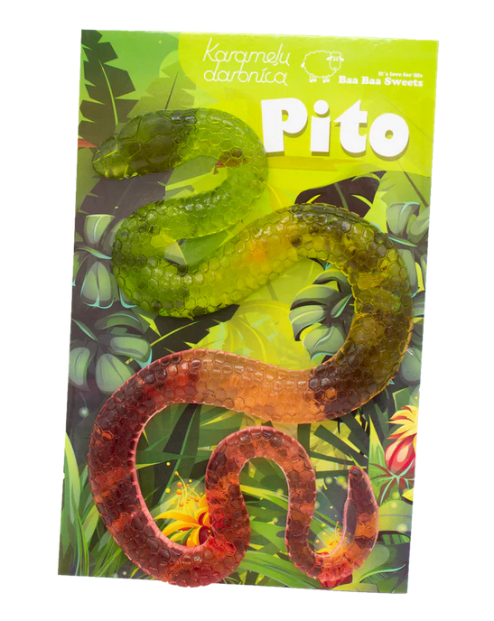 Screenshot 2025-11-26 at 15-19-25 Želejas konfekte čūska- PITO – Karameļu darbnīca Želejas konfekte čūska- PITO - Image 1