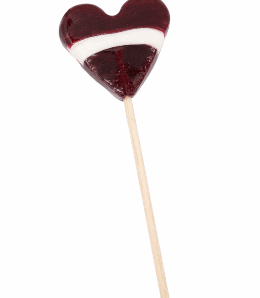 LV karamele uz kociņa