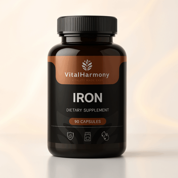 DZELZS, VITALHARMONY 90 KAPSULAS