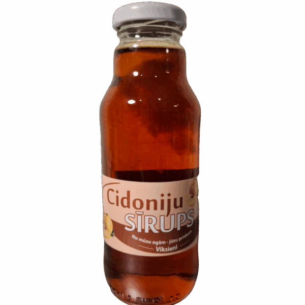 Cidoniju sīrups Viksieni, 0.33l