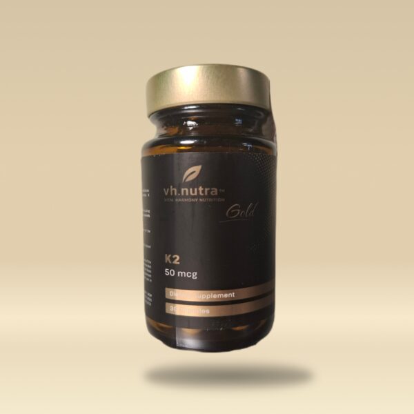 Vitamīns K2 MK-7 50 µg, 30 kapsulas, vh.nutra Gold