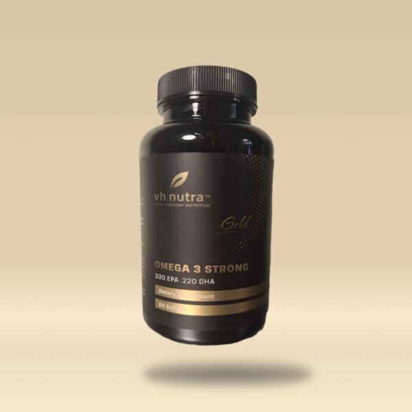 Omega 3 Strong 330 EPA / 220 DHA — 60 mīkstās kapsulas, vh.nutra Gold