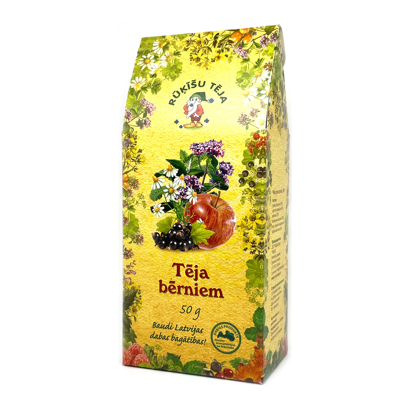 Rukisu-teja-Berniem-50g Rūķīšu "Tēja bērniem", 50g - Image 1